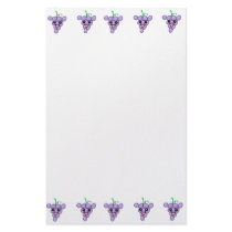 Happy Grapes Customized Stationery