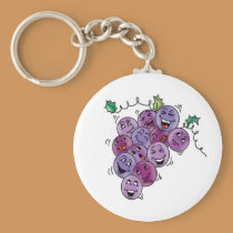 Happy Grapes! keychains