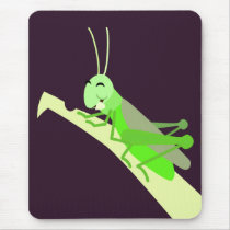 Happy Grasshopper Mousepad