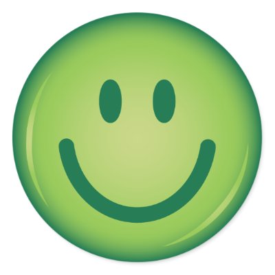 Happy Face Green