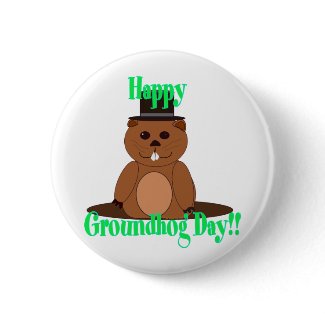 Happy Groundhog Day! Buttons