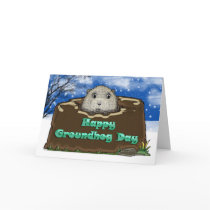 Happy Groundhog Day, Greeting Cards