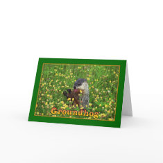 Groundhog Day Card