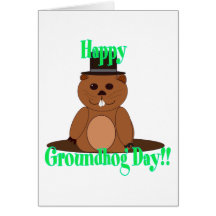 Happy Groundhog Day! Card