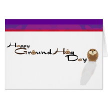 Happy Groundhog Day Card