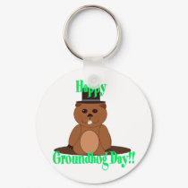 Happy Groundhog Day! keychains