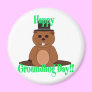 Happy Groundhog Day! Fridge Magnets