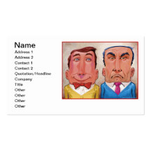 Happy & Grumpy Business Cards