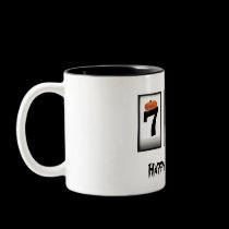 Happy Halloween 777 two tone mug by vegasdusoleil Happy Halloween 777 two tone mug