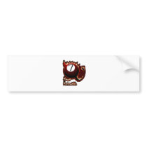Happy Halloween 7 Ball Devil Bumper Sticker