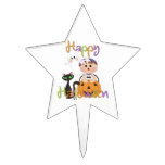 Happy Halloween Baby Friends Cake Pick