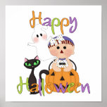 Happy Halloween Baby Friends Poster