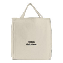Happy Halloween (bag) embroidered bags