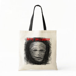 Happy Halloween Bag Mummy Black bag