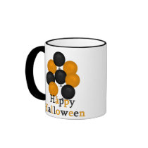 Happy Halloween Balloons Mug by HolidayFun Happy Halloween Balloons Mug