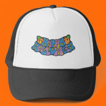 happy halloween banner hats