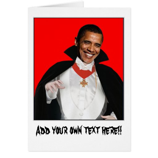 Happy Halloween Baracula Greeting Cards