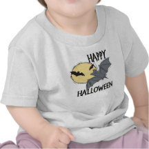 Happy Halloween Bats Tees