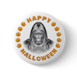 Happy Halloween Bigfoot Buttons