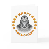 Happy Halloween Bigfoot cards