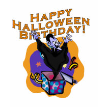 Happy Halloween Birthday! t-shirts