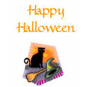 Happy Halloween Black Cat T-Shirt by treasurehutch Happy Halloween Black Cat T-Shirt