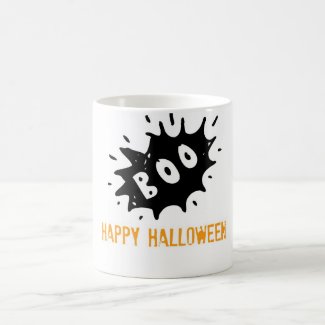 Happy Halloween Boo! Coffee Mugs