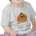 Happy Halloween Boy Pumpkin T-Shirt by Happy_Halloween Happy Halloween Boy Pumpkin T-Shirt