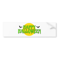 Happy Halloween bumper stickers