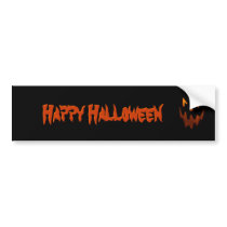 Happy Halloween Bumper Sticker bumper stickers