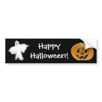 Happy Halloween Bumper Sticker bumper stickers