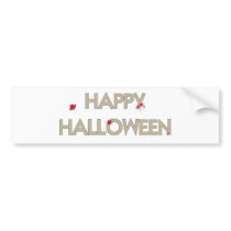 Happy Halloween bumper stickers by AKR000 Happy Halloween bumper stickers