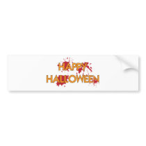 Happy Halloween bumper stickers by AKR000 Happy Halloween bumper stickers