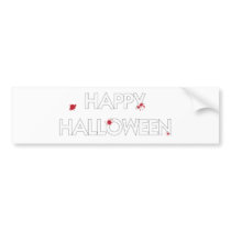 Happy Halloween bumper stickers by AKR000 Happy Halloween bumper stickers