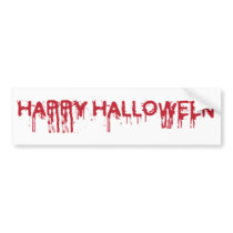 Happy Halloween bumper stickers by AKR000 Happy Halloween bumper stickers