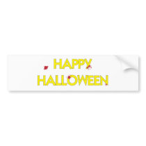 Happy Halloween bumper stickers by AKR000 Happy Halloween bumper stickers