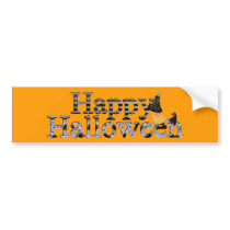 Happy Halloween bumper stickers