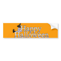 Happy Halloween bumper stickers
