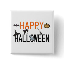 Happy Halloween buttons