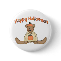 Happy Halloween button