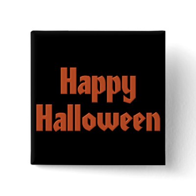 Happy Halloween buttons