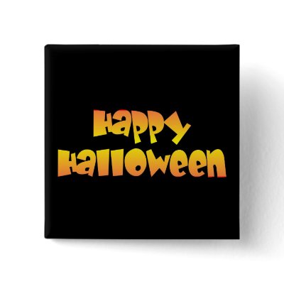 Happy Halloween buttons