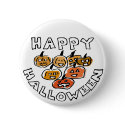 Happy Halloween Button button