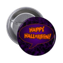 Happy Halloween button buttons