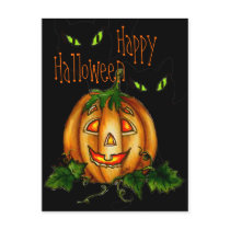 HAPPY HALLOWEEN by SHARON SHARPE postcards by sharonsharpe HAPPY HALLOWEEN by SHARON SHARPE postcards