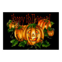 HAPPY HALLOWEEN! by SHARON SHARPE posters
