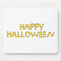 Happy Halloween Candy Corn Mousepads