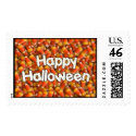 Happy Halloween Candy Corn postage