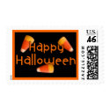 Happy Halloween Candy Corn postage