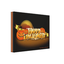 Happy Halloween Canvas Canvas Print
